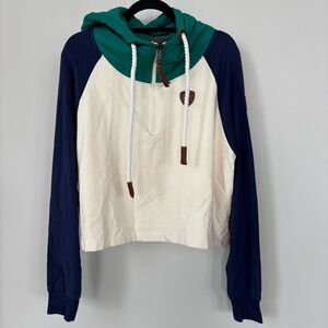 Wanakome‎ Color Block Hoodie Size L